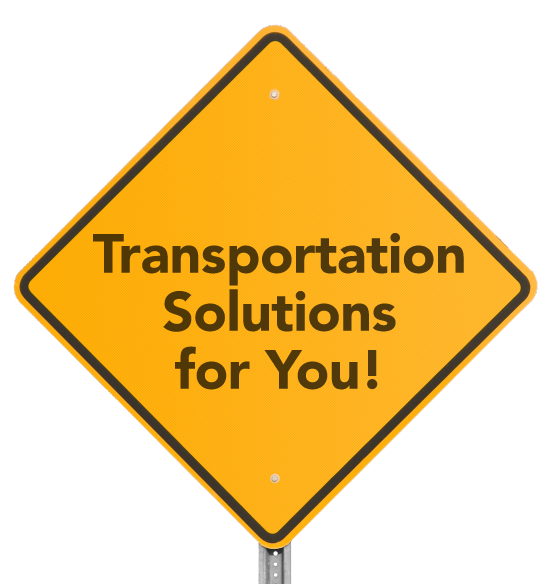 road sign: Transportation Solutions for You!